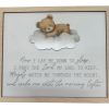 Sleeping Bear Nursery Wall Art | "Now I Lay Me Down To Sleep" Prayer