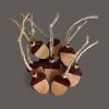 Hand Painted Wooden Mini Acorns, 10 piece set