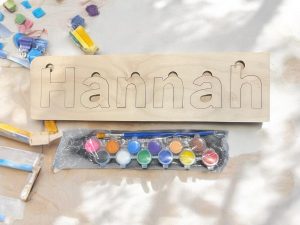 Customized Name Puzzle DIY Paint Kit