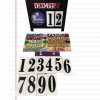 Interchangeable standing season calendar, wood