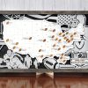 Custom Football Stadium Travel Map: 3D Layered Wood Wall Art