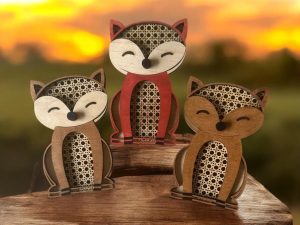 Woodland Nursery Decoration, Ratan Fox, Handmade