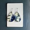 Texas Bluebonnet Earrings: Clear Acrylic Teardrop Dangles