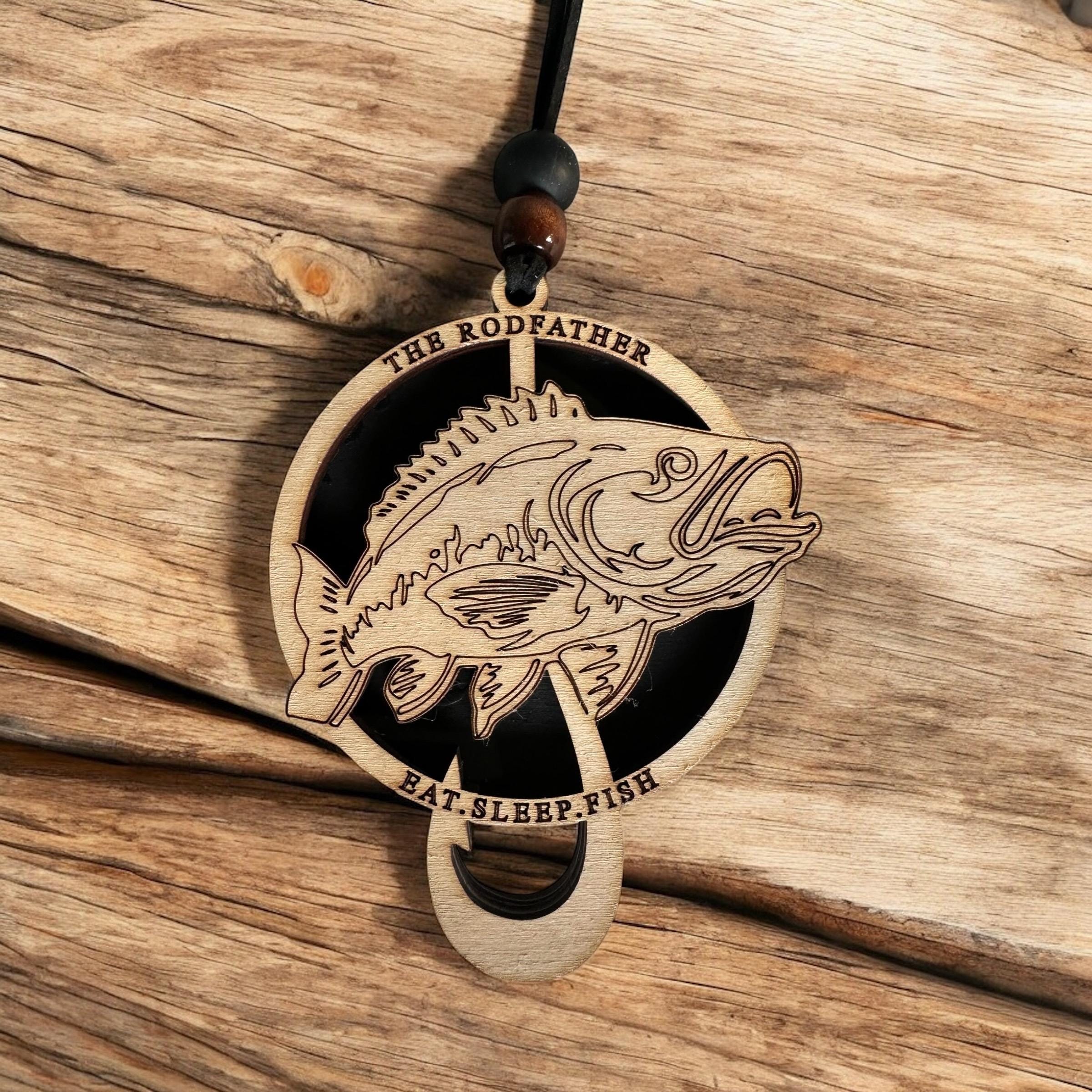 Laser Engraved Outdoorsman Car Freshener: Deer, Duck, Bass, Pheasant - Image 5