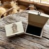 Laser Engraved Western Baby Keepsake Box: Personalized Wood Memory Box