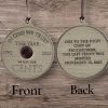 Historic Penny Ornament 2025 | The Year We Lost Our Cents, Laser Engraved Wood