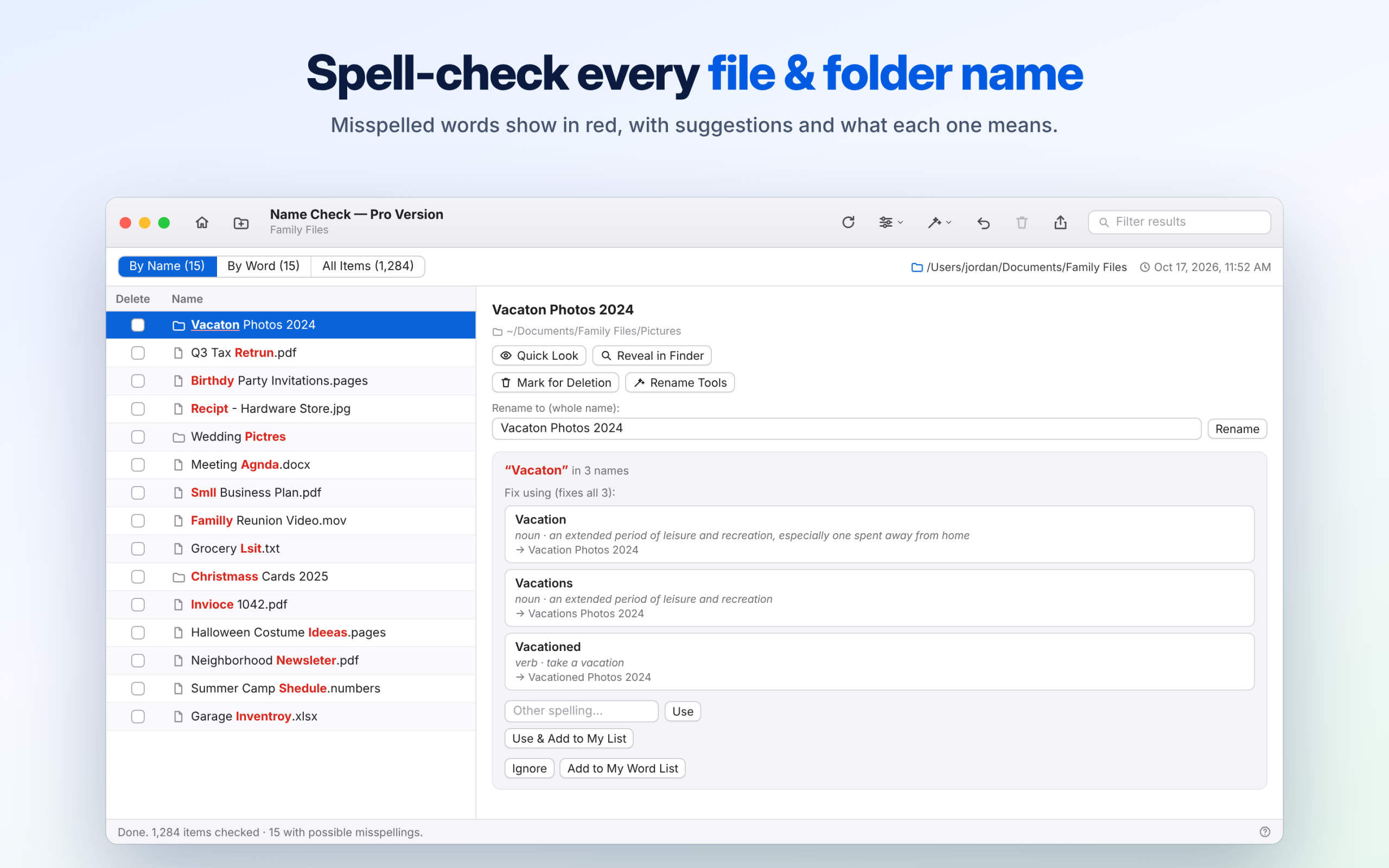 Name Check (File Name Fixer) (Full Version) (You will be Emailed a Code with 24 hours) - Image 8