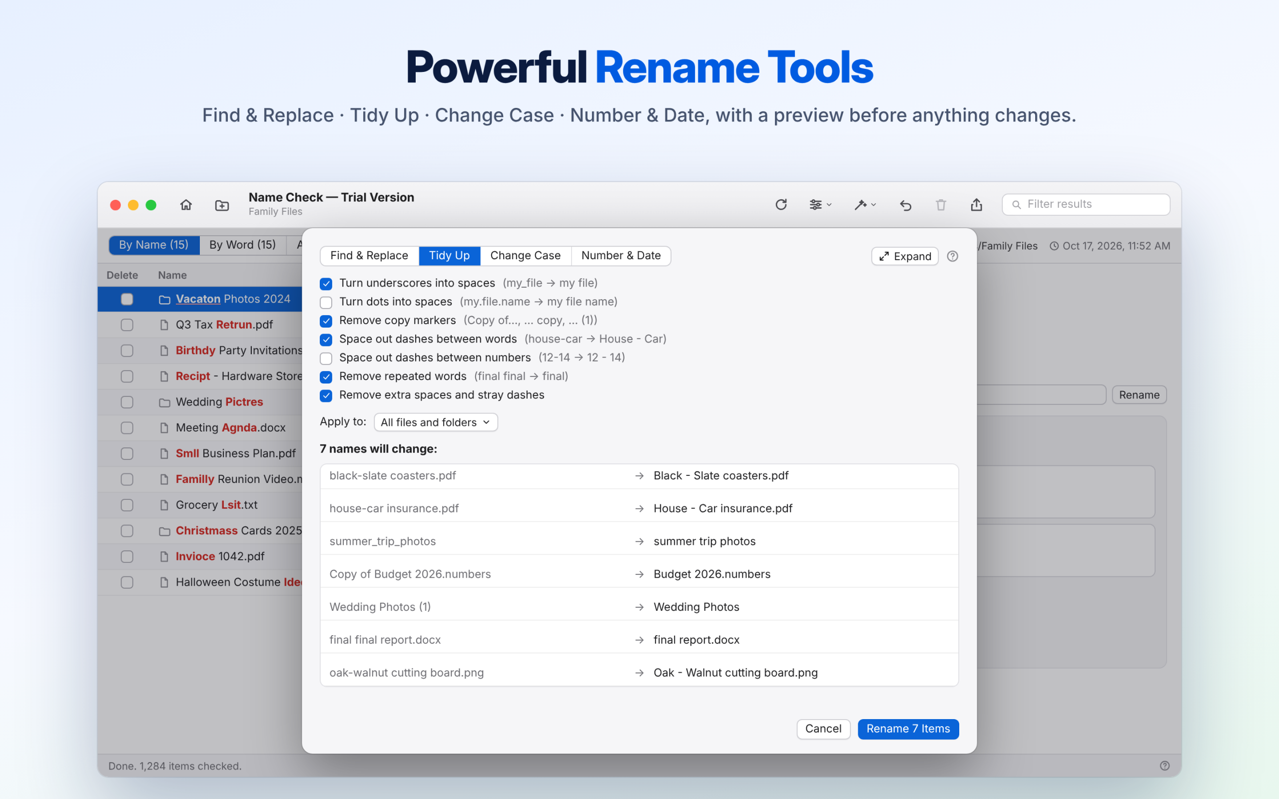 Name Check (File Name Fixer) (Full Version) (You will be Emailed a Code with 24 hours) - Image 5