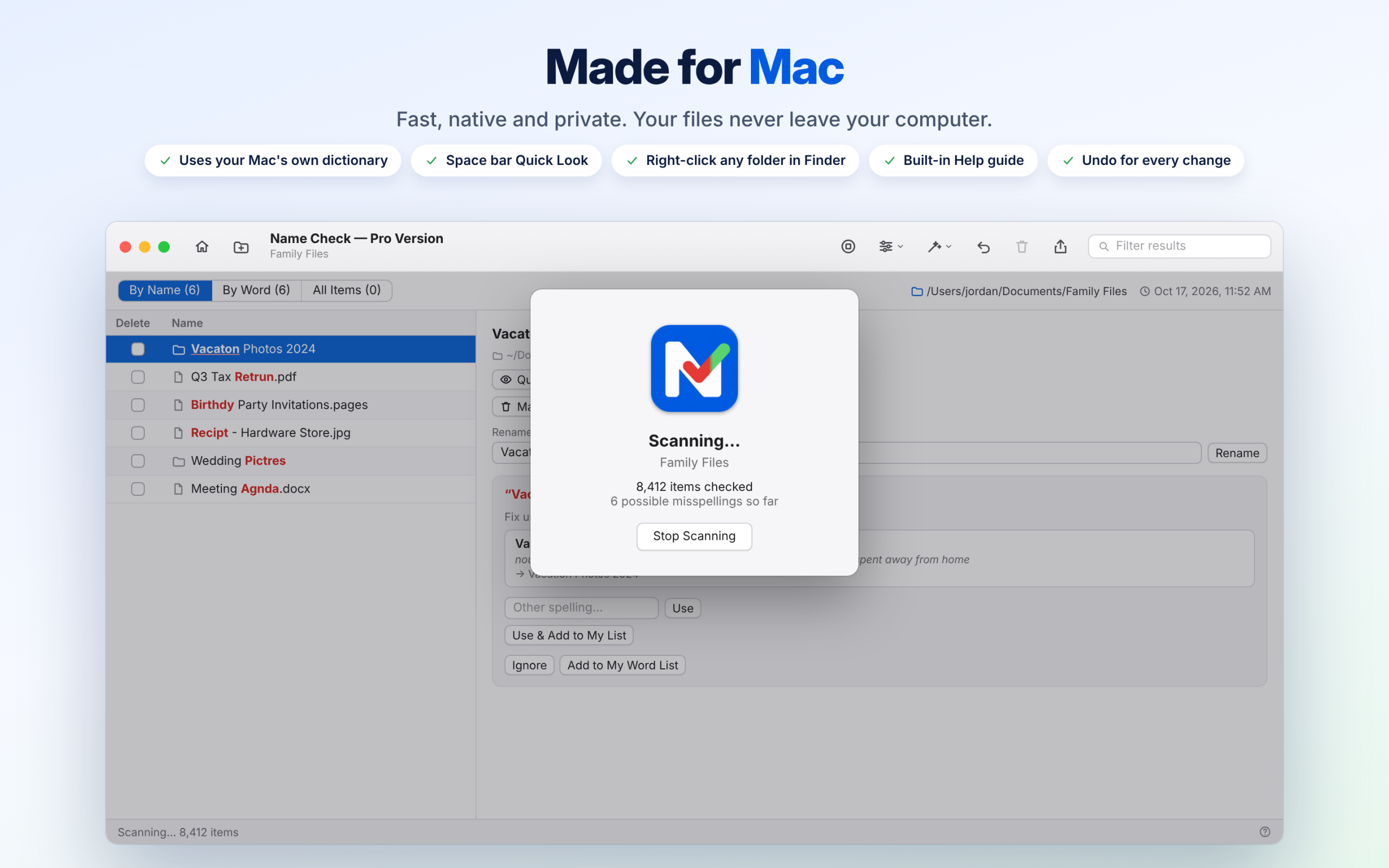 Name Check (File Name Fixer) (Full Version) (You will be Emailed a Code with 24 hours) - Image 3