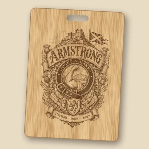 Armstrong Family Crest Cutting Board