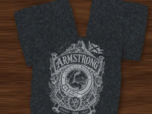 Armstrong Family Crest Slate Coasters